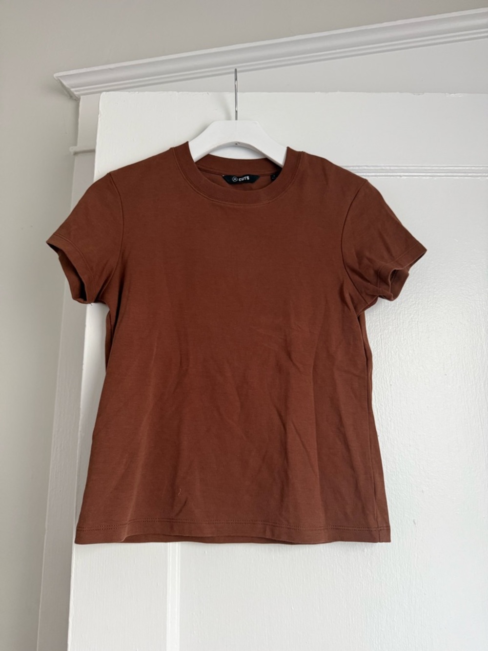 Cuts Clothing Classic Crew Tee - Rust Brown
